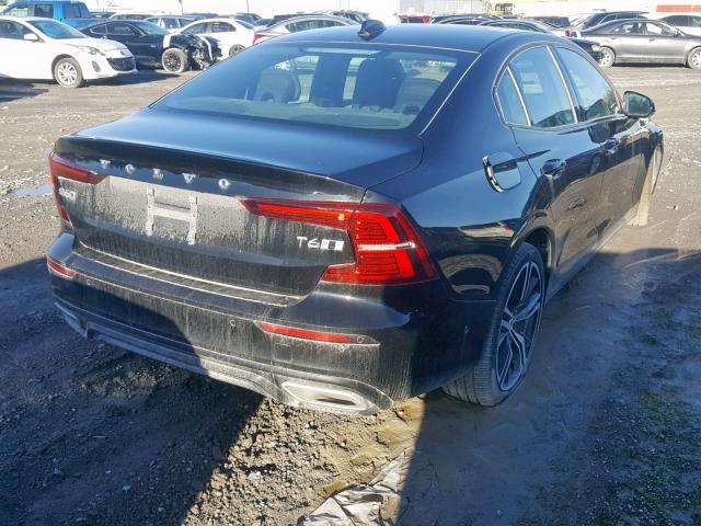 7JRA22TM4KG015864 - 2019 VOLVO S60 T6 BLACK photo 4