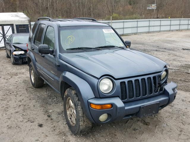 1J4GL58K52W320353 - 2002 JEEP LIBERTY LI BLUE photo 1