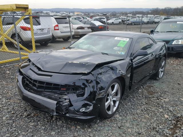 2G1FT1EW0B9159378 - 2011 CHEVROLET CAMARO 2SS BLACK photo 2