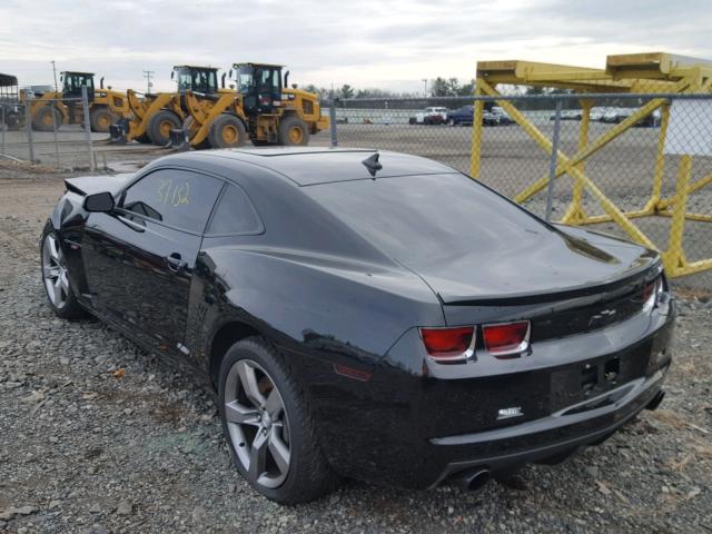 2G1FT1EW0B9159378 - 2011 CHEVROLET CAMARO 2SS BLACK photo 3