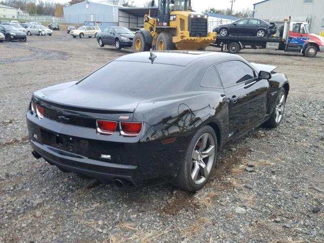 2G1FT1EW0B9159378 - 2011 CHEVROLET CAMARO 2SS BLACK photo 4