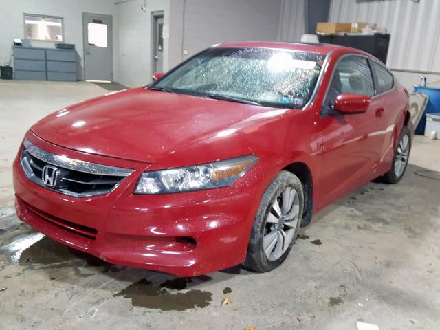 1HGCS1B86CA010547 - 2012 HONDA ACCORD EXL RED photo 2