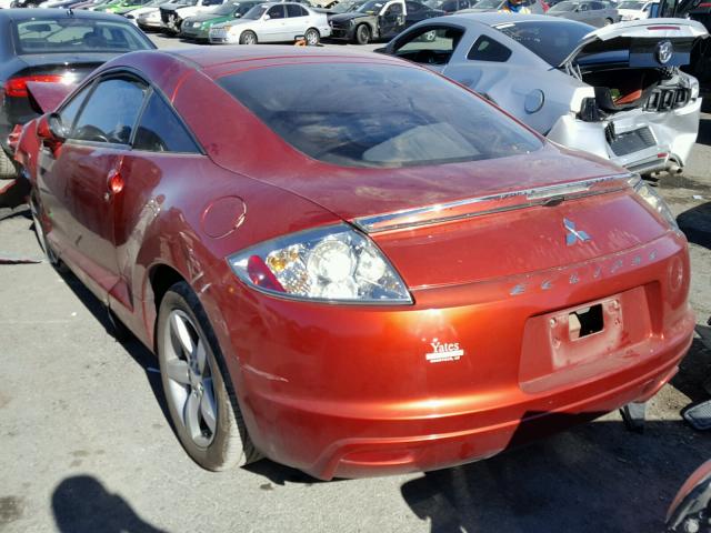 4A3AK24F59E027023 - 2009 MITSUBISHI ECLIPSE GS RED photo 3