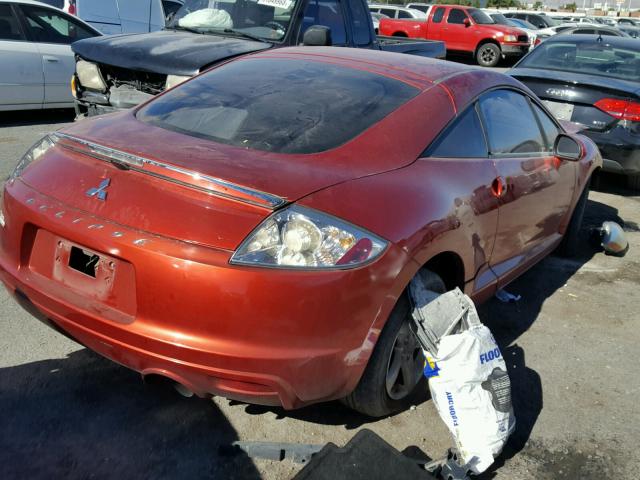 4A3AK24F59E027023 - 2009 MITSUBISHI ECLIPSE GS RED photo 4