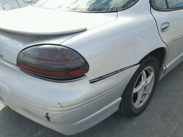 1G2WP52KX1F205877 - 2001 PONTIAC GRAND PRIX SILVER photo 10