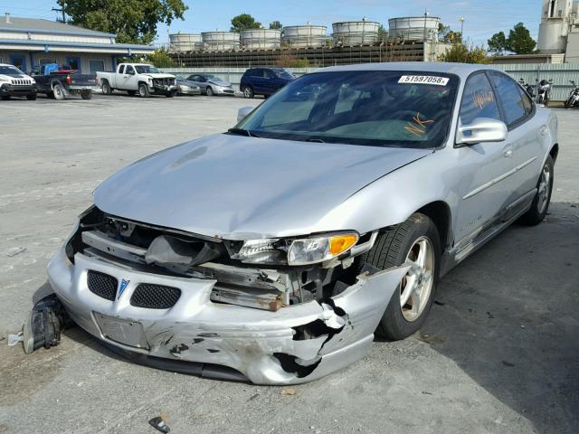 1G2WP52KX1F205877 - 2001 PONTIAC GRAND PRIX SILVER photo 2