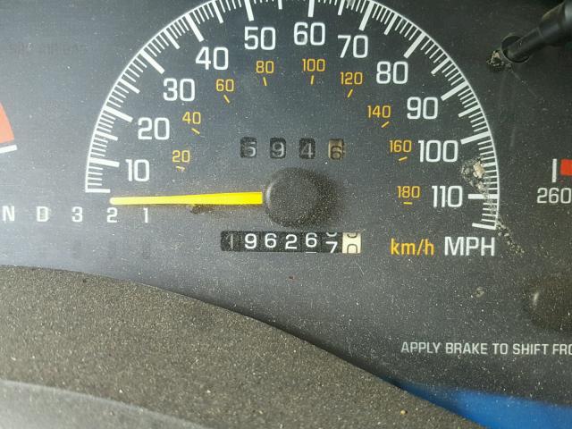 1G2WP52KX1F205877 - 2001 PONTIAC GRAND PRIX SILVER photo 8