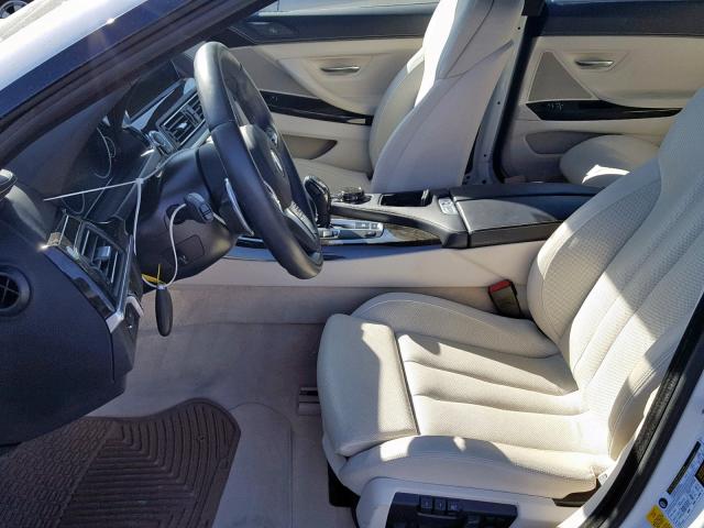 WBA6D0C59GD927889 - 2016 BMW 640 I GRAN WHITE photo 9