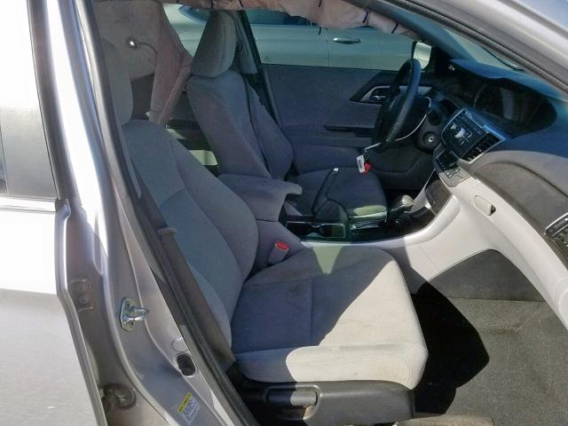 1HGCR2F37DA281120 - 2013 HONDA ACCORD LX SILVER photo 5