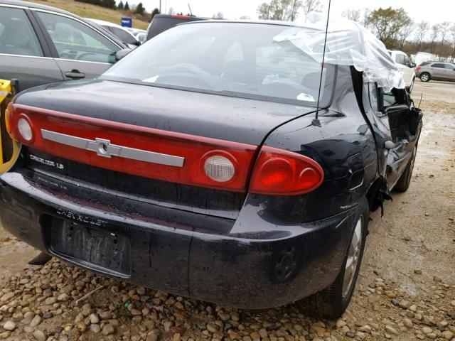 1G1JF52F337250788 - 2003 CHEVROLET CAVALIER L BLACK photo 4