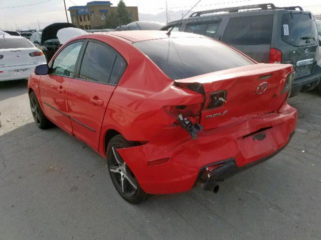 JM1BK12G971720985 - 2007 MAZDA 3 I RED photo 3