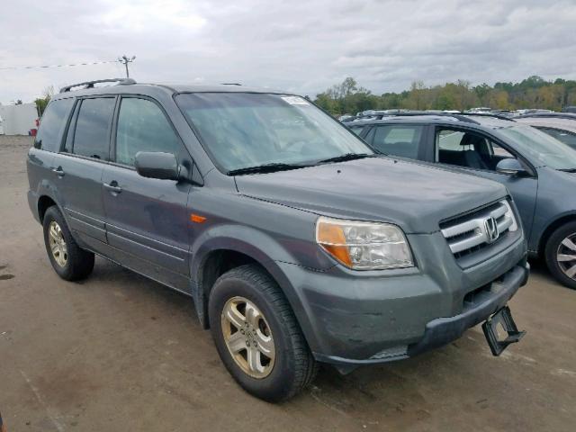 5FNYF182X8B047725 - 2008 HONDA PILOT VP GRAY photo 1