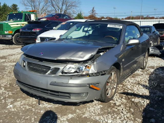 YS3FD79Y546010762 - 2004 SAAB 9-3 ARC GRAY photo 2