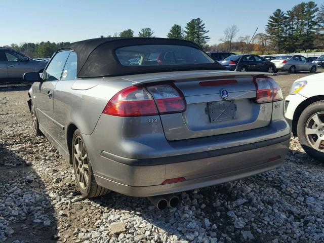 YS3FD79Y546010762 - 2004 SAAB 9-3 ARC GRAY photo 3