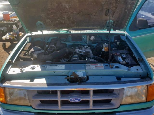 1FTCR10A1PPB00272 - 1993 FORD RANGER GREEN photo 7