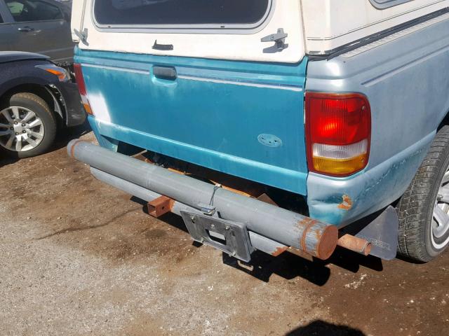 1FTCR10A1PPB00272 - 1993 FORD RANGER GREEN photo 9