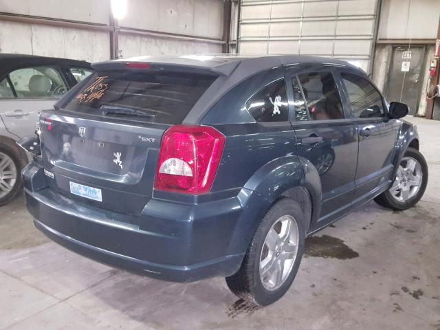 1B3HB48B67D375907 - 2007 DODGE CALIBER SX BLUE photo 4