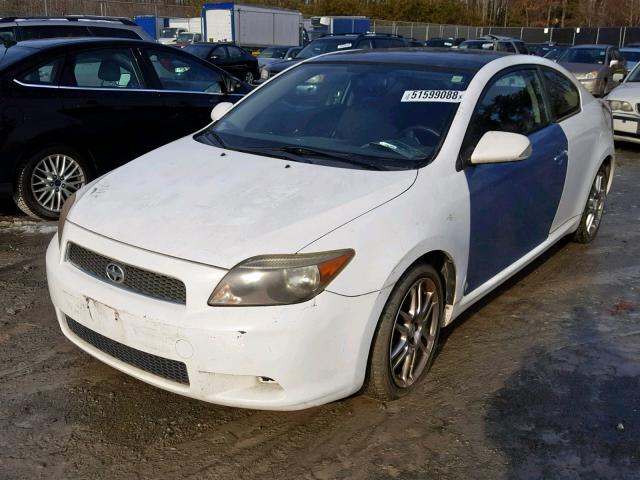 JTKDE167570152727 - 2007 TOYOTA SCION TC თეთრი ფოტო 2