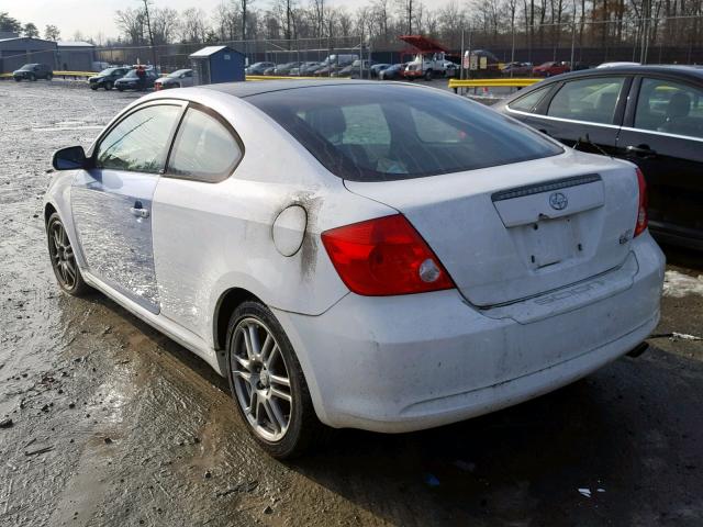 JTKDE167570152727 - 2007 TOYOTA SCION TC თეთრი ფოტო 3