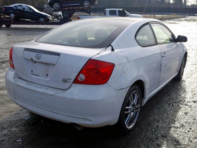 JTKDE167570152727 - 2007 TOYOTA SCION TC თეთრი ფოტო 4