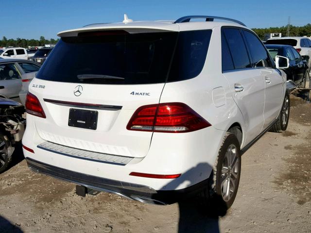 4JGDA5HB7HA938399 - 2017 MERCEDES-BENZ GLE 350 4M WHITE photo 4