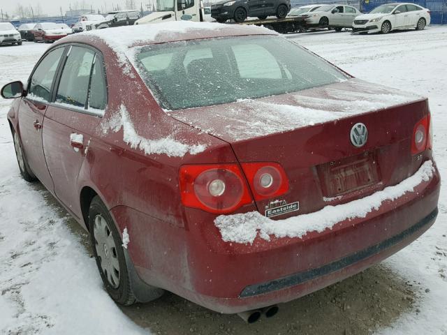 3VWRF71K76M619213 - 2006 VOLKSWAGEN JETTA 2.5 RED photo 3