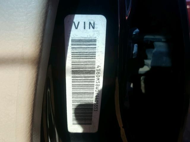 4S6DM58W0Y4405553 - 2000 HONDA PASSPORT E 黑色 照片 10