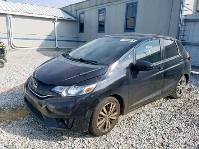 3HGGK5H81FM776113 - 2015 HONDA FIT EX BLACK photo 2