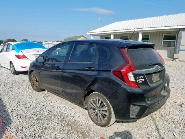 3HGGK5H81FM776113 - 2015 HONDA FIT EX BLACK photo 3