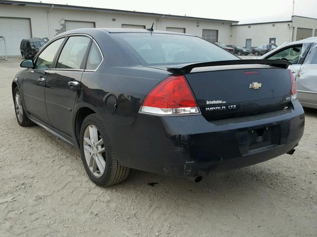 2G1WC5E32E1164968 - 2014 CHEVROLET IMPALA LIM BLACK photo 3