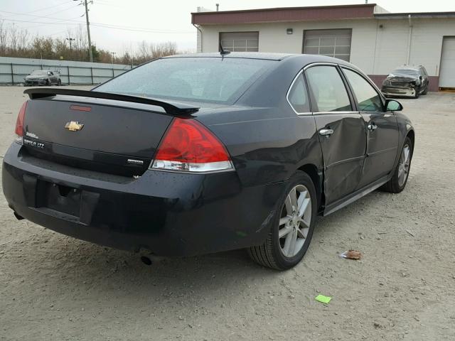 2G1WC5E32E1164968 - 2014 CHEVROLET IMPALA LIM BLACK photo 4