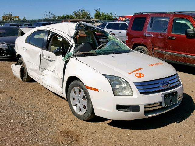 3FAHP06Z98R216046 - 2008 FORD FUSION S WHITE photo 1