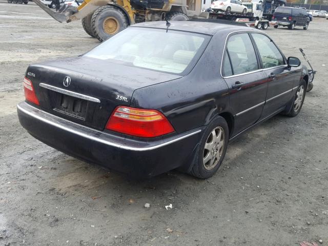 JH4KA96592C008448 - 2002 ACURA 3.5RL BLACK photo 4