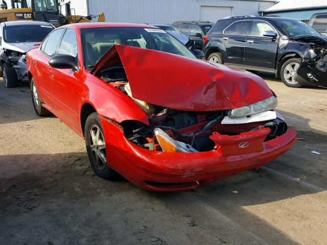 1G3NL52F23C251956 - 2003 OLDSMOBILE ALERO GL RED photo 1