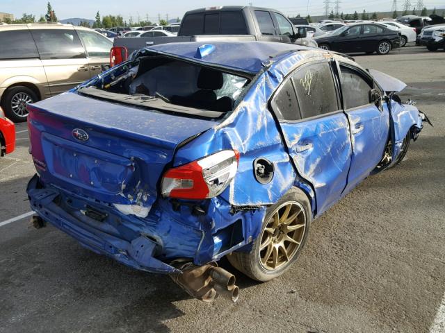 JF1VA1J66F9811324 - 2015 SUBARU WRX LIMITE BLUE photo 4