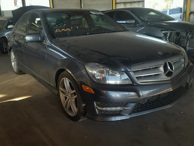 WDDGF4HBXDA778449 - 2013 MERCEDES-BENZ C 250 GRAY photo 1