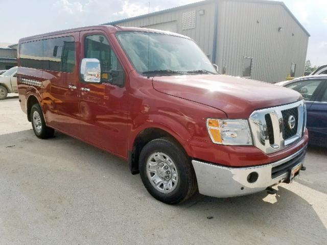 5BZAF0AA6HN853155 - 2017 NISSAN NV 3500 S BURGUNDY photo 1