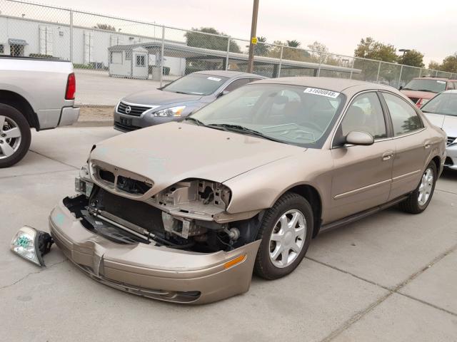 1MEFM50U33A628291 - 2003 MERCURY SABLE GS BEIGE photo 2