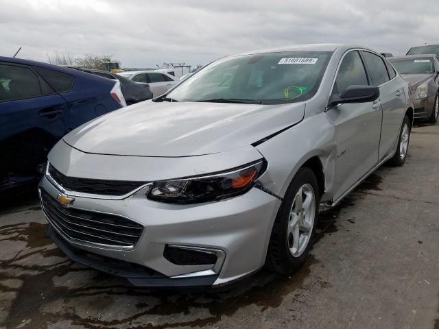 1G1ZB5ST8GF170645 - 2016 CHEVROLET MALIBU LS 银色 照片 2