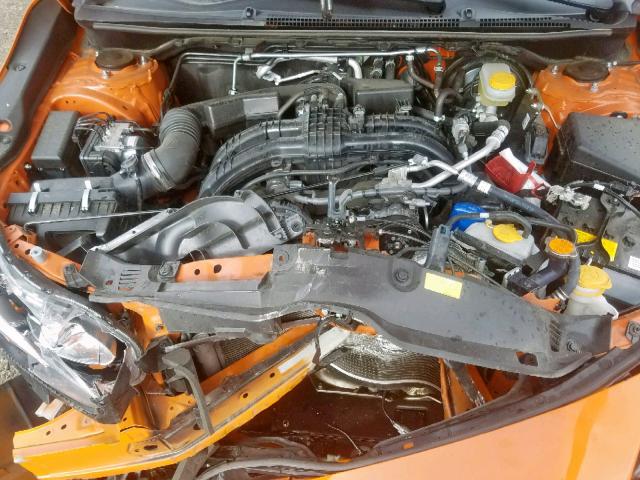 JF2GTAACXK8253515 - 2019 SUBARU CROSSTREK ORANGE photo 7