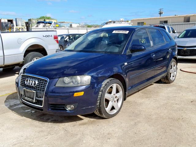 WAUNF78P86A066696 - 2006 AUDI A3 2.0 PRE BLUE photo 2