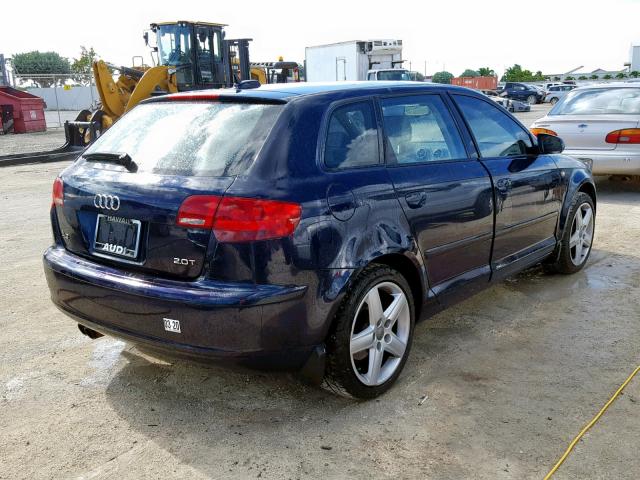 WAUNF78P86A066696 - 2006 AUDI A3 2.0 PRE BLUE photo 4