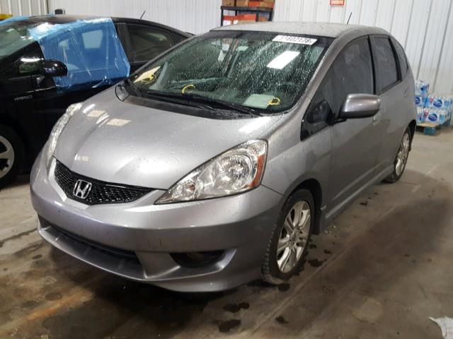 JHMGE88449S065438 - 2009 HONDA FIT SPORT SILVER photo 2