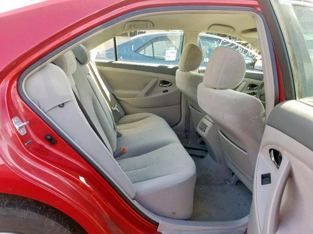 4T1BE46K67U035019 - 2007 TOYOTA CAMRY NEW RED photo 6