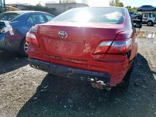 4T1BE46K67U035019 - 2007 TOYOTA CAMRY NEW RED photo 9