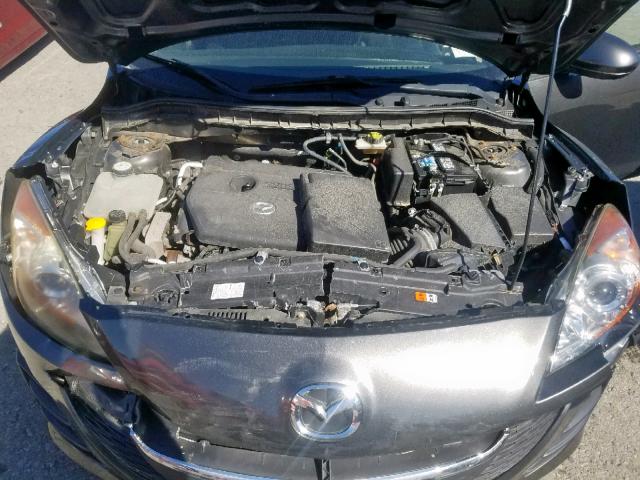 JM1BL1SG0A1161203 - 2010 MAZDA 3 I GRAY photo 7