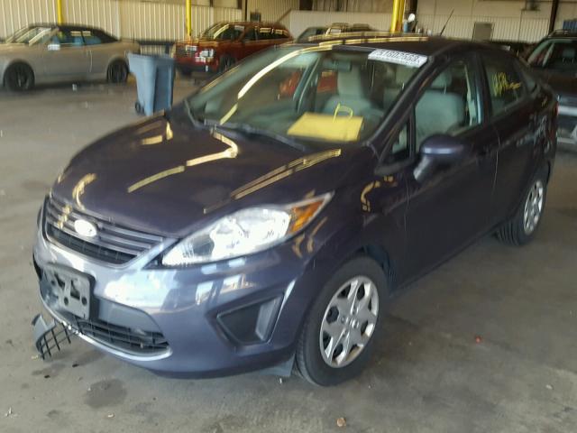 3FADP4AJ6DM150182 - 2013 FORD FIESTA S GRAY photo 2