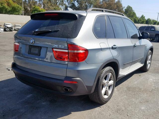 5UXFE43558L024216 - 2008 BMW X5 3.0I GREEN photo 4