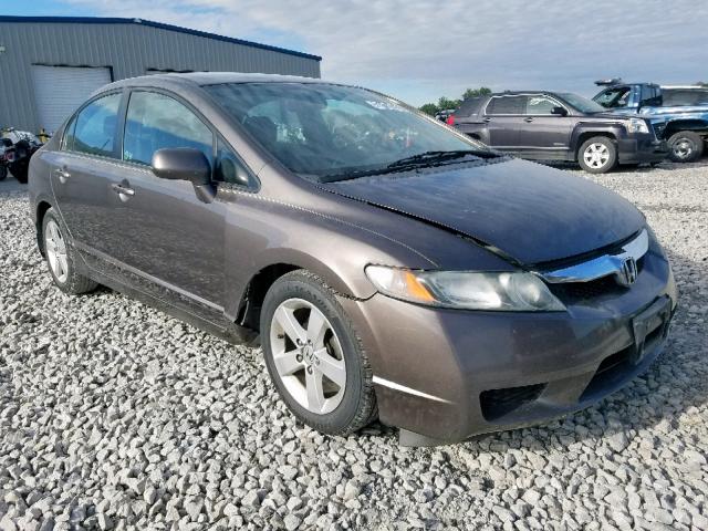 19XFA1F64AE002156 - 2010 HONDA CIVIC LX-S بني صورة 1