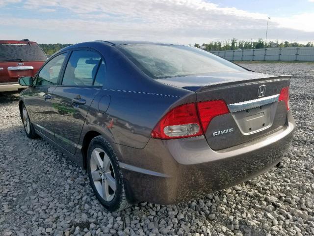 19XFA1F64AE002156 - 2010 HONDA CIVIC LX-S بني صورة 3
